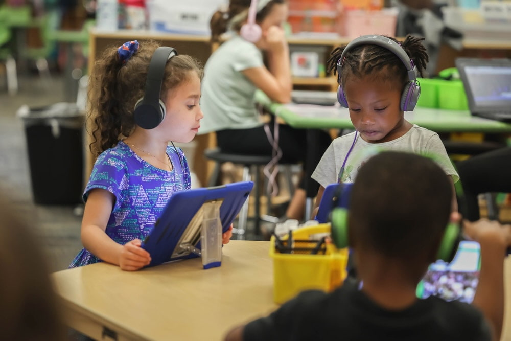 Kids on tech